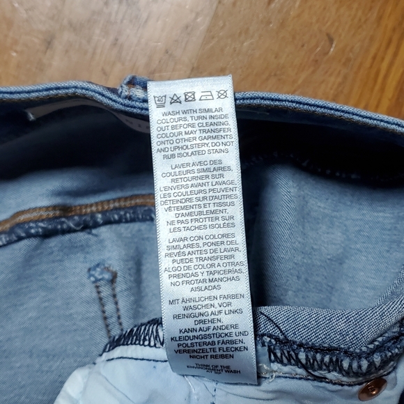 ASOS Blue Distressed Women's Jeggings - Picture 6 of 13